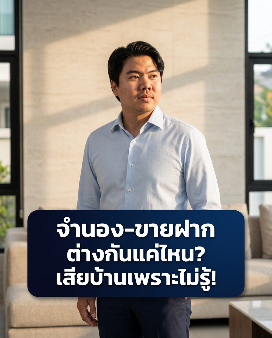 ไถ่ถอนจำนอง vs ไถ่ถอนขายฝาก ต่างกันยังไง? เทียบให้ชัดว่าคุณอยู่สถานะไหน พร้อมทางรอดตาม พ.ร.บ. 2562