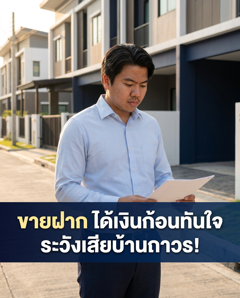 ขายฝากคืออะไร? วิธีได้เงินก้อนโดยไม่ต้องขายขาดทรัพย์สิน