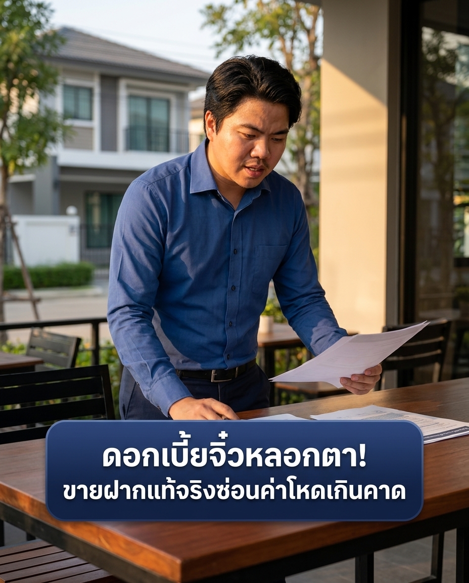 มิตรเมืองไทยกับประโยชน์ตอบแทนขายฝาก 0.75% ต่อเดือน: คำนวณจริงแล้วแพงกว่าที่คิดหรือไม่?