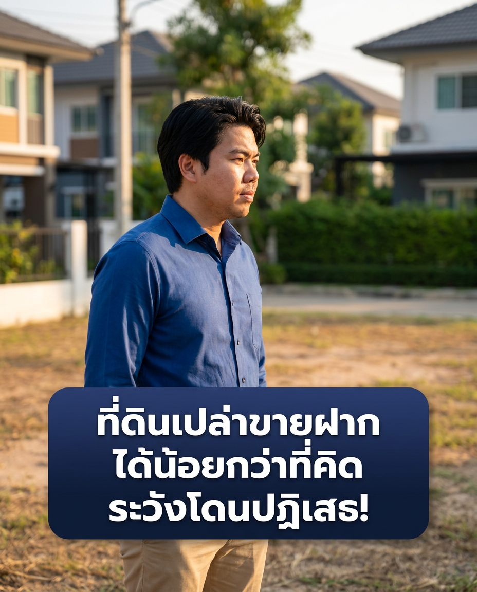 ขายฝากที่ดินเปล่า ได้วงเงินเท่าไหร่? ที่แบบไหนนายทุนรับ แบบไหนไม่รับ
